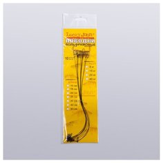 Поводки вольфр. оснащ. вертл. и застеж. 20кг 20см 10шт. Lucky John