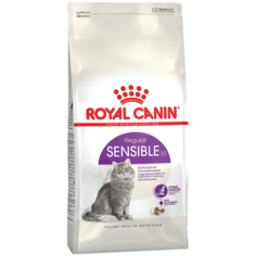 Royal Canin Sensible 33 Корм сухой сбалансированный для взрослых кошек с чувствительной пищеварительной системой, 15 кг
