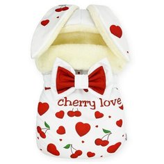 Конверт "Зайка" принт "Cherry Love" Меховой Зима , арт. CHM-25414- Z