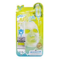 Elizavecca Успокаивающая тканевая маска с чайным деревом Power Ringer Mask Pack Tea Tree Deep