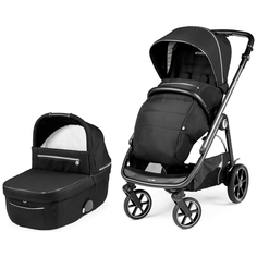 Универсальная коляска Peg-Perego Veloce Combo (2 в 1), black shine