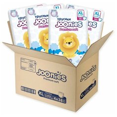 JOONIES Premium Soft Подгузники-трусики, размер XL (12-17 кг), 152 шт.