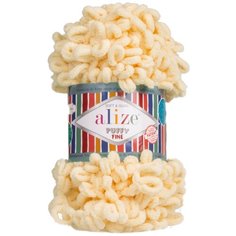 Пряжа Ализе Puffy Fine цв.160 каменный Alize
