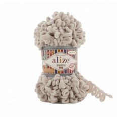 Пряжа Ализе Puffy Fine цв.599 слоновая кость Alize