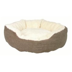Лежак для кошки Yuma, ф 45 см, коричневый/белый, Trixie (товары для животных, 37041)