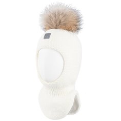 Шапка - шлем зимняя NIKASTYLE 10з6621 молочный 50-54