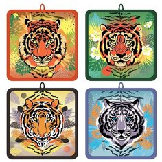 Прихватка "АУФ тигр" "мультидом" HN88-392