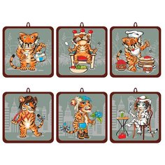 Прихватка "тигр кайфолов" "мультидом" HM88-401