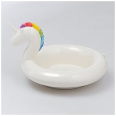 Миска сервировочная керамическая Floatie Unicorn Doiy