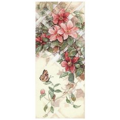 Набор для вышивания Classic Design 4325 Цветы и бабочки