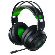 Гарнитура игровая RAZER Nari Ultimate, для ПК и игровых консолей, мониторные, радио, черный / зеленый [rz04-02910100- r3m1]