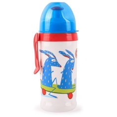 Поильник-непроливайка Happy Baby 14014, 360 мл sky