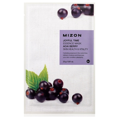 MIZON Тканевая маска для лица с экстрактом ягод асаи Joyful Time Essence Mask Acai Berry