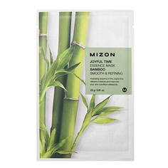 MIZON Тканевая маска для лица с экстрактом бамбука Joyful Time Essence Mask Bamboo