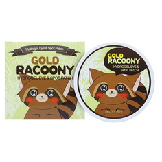 Secret Key Гидрогелевые патчи под глаза c золотыми частичками GOLD RACOONY HYDROGEL EYE & SPOT PATCH