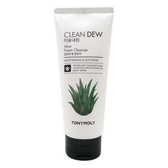 TONYMOLY Очищающая пенка для умывания с экстрактом алоэ вера CLEAN DEW Aloe Foam Cleanser
