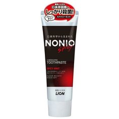 Lion Nonio Spicy Профилактическая зубная паста для удаления неприятного запаха, отбеливания и комплексного ухода с ароматом пряностей и мяты 130 гр