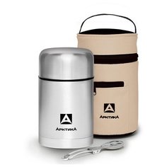 Термос Арктика 301-750А 0.75л. серебристый с чехлом