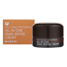 MIZON Крем для лица с муцином улитки All In One Snail Repair Cream Mini