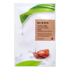 MIZON Тканевая маска для лица с экстрактом улиточного муцина Joyful Time Essence Mask Snail