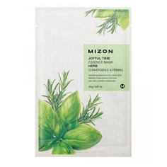 MIZON Тканевая маска для лица с комплексом травяных экстрактов Joyful Time Essence Mask Herb