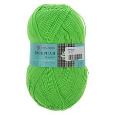 Пряжа Пехорка Бисерная, 100 % акрил, 100 г, 450 м, 5 шт., 193 светло салатовый