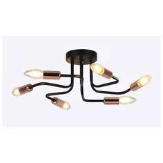 Светильник Hiper Люстра HIPER H124-6 6E1440Вт BLACKGOLD