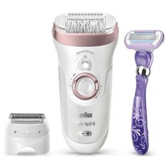 Эпилятор Braun SES 9870 скор.2 насад.8 от аккум. белыймедный