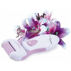 Пилка роликовая Scarlett SC- CA304PS10 насадок2шт розовыйбелый