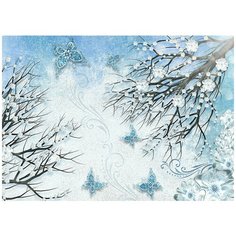 Фотообои Зарисовка морозной зимы Модный Дом