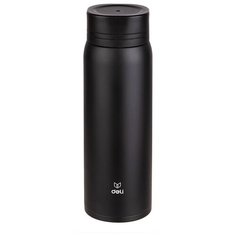Термос Deli 17654Black 0.48л. черный