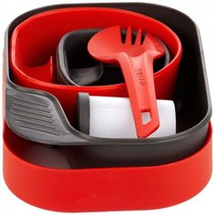 Портативный набор посуды Wildo CAMP-A-BOX® COMPLETE RED, W10268