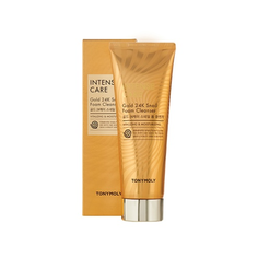 TONYMOLY Пенка для умывания с муцином улитки и коллоидным золотом INTENSE CARE Gold 24K Snail Foam Cleanser