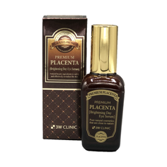 3W CLINIC Увлажняющая сыворотка для области вокруг глаз Premium Placenta Brightening Day Eye Serum