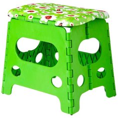 Табурет складной "STOOL LADYBUG" 32 СМ зеленый "VIGAR" 4229