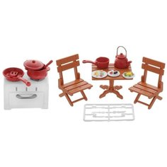 Игровой набор ABtoys Счастливые друзья - Мебель для кухни-столовой PT-00312