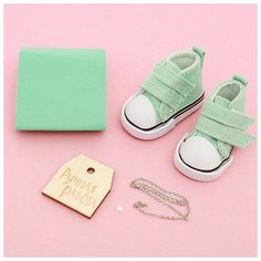 Арт Узор Кеды для куклы и набор по созданию сумочки «Ванильная мята», 9 ? 4 ? 3.5 см