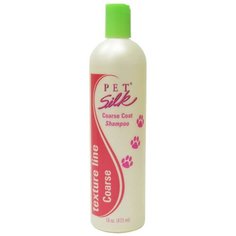 Шампунь Pet Silk Texturizing Coarse Coat Shampoo для кошек и собак с жесткой и объемной шерстью 473 мл
