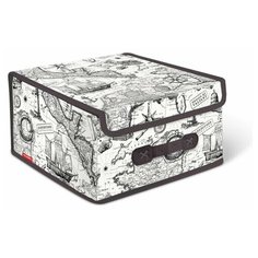 Короб стеллажный с крышкой, 28*30*16 см, EXPEDITION Valiant