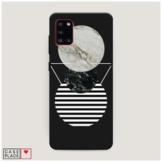 Чехол силиконовый Матовый Samsung Galaxy A31 Пирамида из кругов Case Place