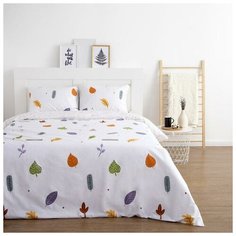 Постельное белье LoveLife 2сп "Осень" 175*215см,200*225см,50*70см-2шт,100%хлопок,сатин,125г/м 5261184
