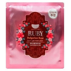 Гидрогелевая маска (набор) для лица рубин/болгарская роза Ruby & Bulgarian Rose 5 шт Petitfee