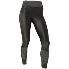 Леггинсы Decathlon, размер S (38), темный хаки/черно-зеленый