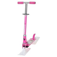 Самокат- снегокат зимний 2 в 1 «Котики Graffiti