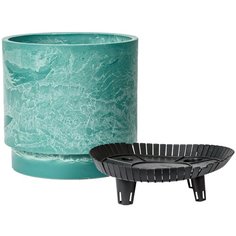 Горшок для растений G-BOAT H-16G35 Зеленая Трава Green Ship