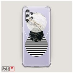 Чехол силиконовый Противоударный Samsung Galaxy A32 Пирамида из кругов Case Place