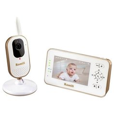 Видеоняня Ramili Baby RV350, бело-золотой