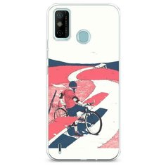 Силиконовый чехол "Хобби велосипед 4" на Tecno Tecno Spark 6 GO / Техно Спарк 6 Го Case Place