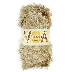 Пряжа Visantia Trafka, 100 % полиэстер, 100 г, 150 м, 5 шт., №0052 бежевый