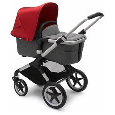 Коляска-трансформер 2 в 1 Bugaboo Fox2 BLACK/ BLACK/ RED